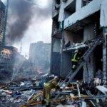 Russian attack on Kyiv kills three, hits apartments, other buildings