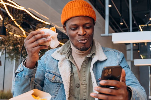 What are the strategies for avoiding overeating at fast food restaurants?