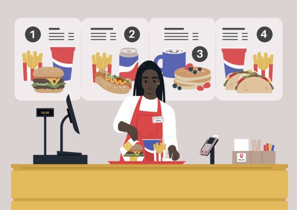 What are the strategies for avoiding overeating at fast food restaurants?